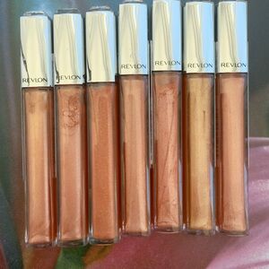 Revlon Ultra HD Lip Lacquer, Amber/555, 0.2 Fluid Ounce 7 pcs